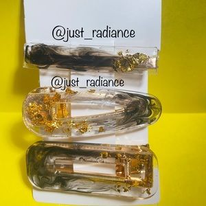 Hair accessories, Resin hair clips